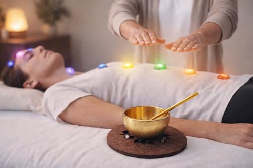 Mini Singing Bowl Set Meditation Sound Bowl for Yoga, Meditation & Relaxation, Mindfulness,Chakra Healing, Stress Relief, Self-Regulation, Unique Spiritual Gifts for Women and Men