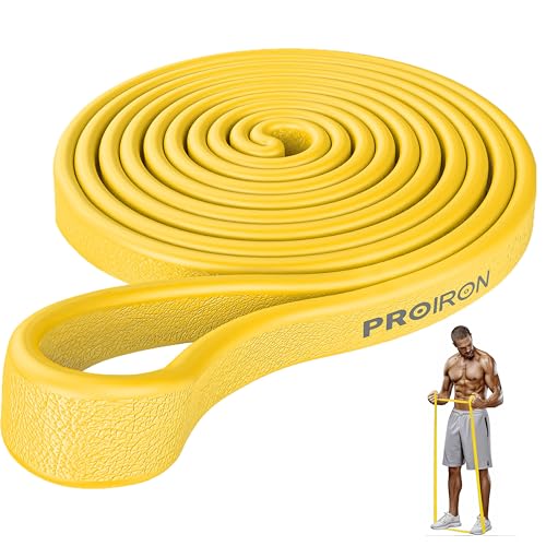 PROIRON Resistance Bands Pull Up Bands Comfortable Exercise Bands Anti-Slip Workout Bands for Pull up Dip Squat Gym Workout Physical Therapy Stretch Bands for Men & Women,Length 81.89in - color: #2 Yellow 25-65LBS, size: Upgraded