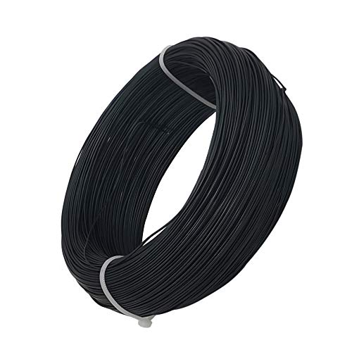INSPIRELLE 20 Gauge Black Aluminum Craft Wire Bendable Metal Wire | 550 Feet for Jewelry Craft Making - color: Black, size: 20 Guage (0.8mm)
