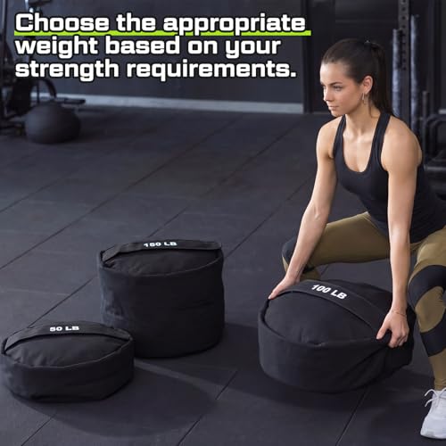 1 Pcs Sandbag for Working Out, Heavy Duty Unfilled Workout Sandbag for Weight Training, Cross Training, Strongman, Fitness, Full Body, Adjustable Weight for Commercial and Home Gym