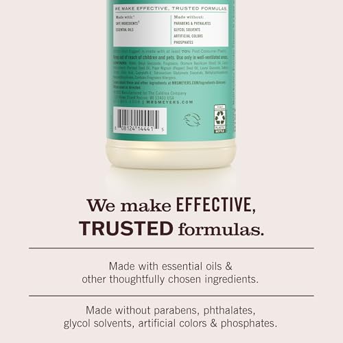 MRS. MEYER'S CLEAN DAY All-Purpose Cleaner Spray, Basil, 16 fl. oz - size: 16 Fl Oz (Pack of 1)