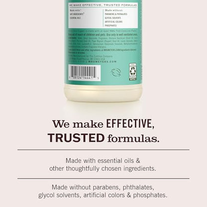 MRS. MEYER'S CLEAN DAY All-Purpose Cleaner Spray, Basil, 16 fl. oz - size: 16 Fl Oz (Pack of 1)