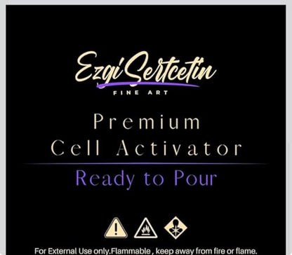 Premium Cell Activator | Ready to Pour | Create Perfect and Unique Cells in Your Painting Works | 4oz by Volume (Rouge Red) - color: Rouge Red