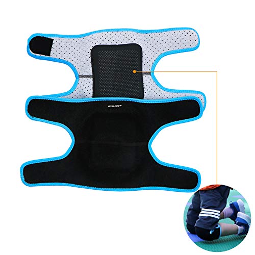 Elbow Pads and Knee Pads for Kids,Protective Pad Sets with Thickened Pad - color: Blue, size: Small