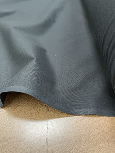 AK TRADING CO. Premium 10oz Black Cotton Duck Canvas Fabric | Heavyweight | 60'' Wide | Arts & Crafts, Upholstery, Home Projects - 50 Yards - color: Black, size: 50 YARDS