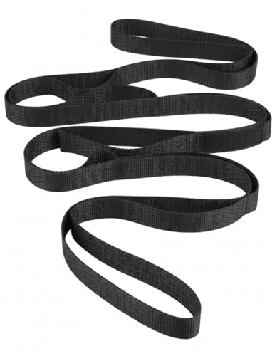 Fabric Stretch Strap for Physical Therapy & Yoga, Non-Elastic Loop Strap for Flexibility, Mobility & Rehab, Full Body Stretching Aid