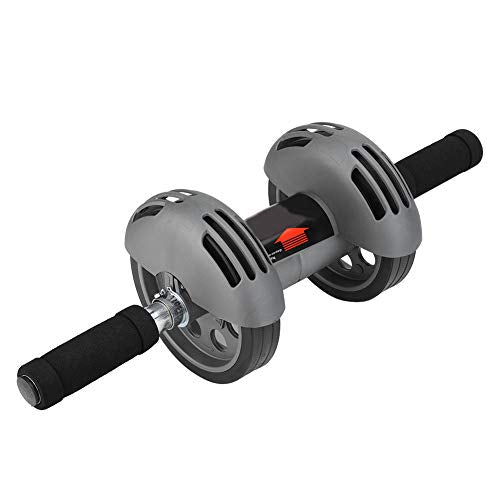 Abdominal Exercise Roller Wheel Ab Core Training Roller Ab Roller Workout Tool Double Wheel Fitness Roller for Boys Girls Gym Exercise