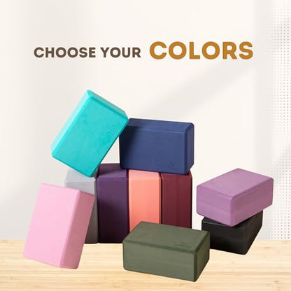 Everyday Yoga Premium Foam Block, 3in/4in/5in Thick, Multi Colors, 1 Block - color: Slate, size: 4 Inch Thick