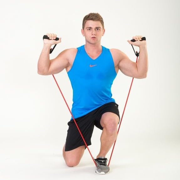 Black Mountain Products New Strong 25 -Pounds Resistance Bands - color: Red