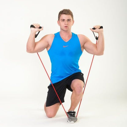 Black Mountain Products New Strong 25 -Pounds Resistance Bands - color: Red