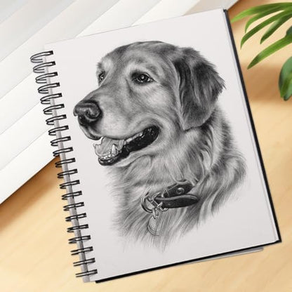 Hardbound Sketch Book, Spiral Bound, 8.5x11 inches | 80-Sheets, 90gsm Inner Paper, Acid Free Drawing Art Paper, Perfect for Kids and Adults