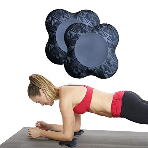 Yoga Knee Pad Cushion Extra Thick for Knees Elbows Wrist Hands Head Foam Yoga Pilates Work Out Kneeling pad - color: Black