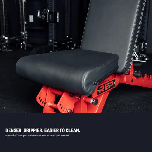 Rep Fitness 조절 가능한 벤치 – AB-3000 FID – 플랫/인클라인/디클라인 - color: 화이트.