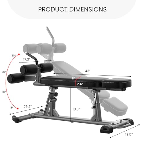 Finer Form Semi-Commercial Decline Sit Up and Flat Weight Bench