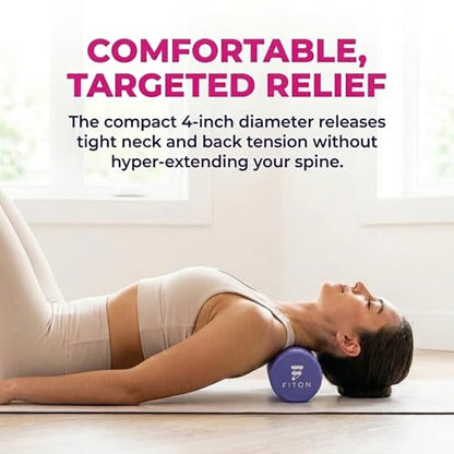 FitOn Travel Size Foam Roller for Muscle Recovery, Fitness & Home Exercise