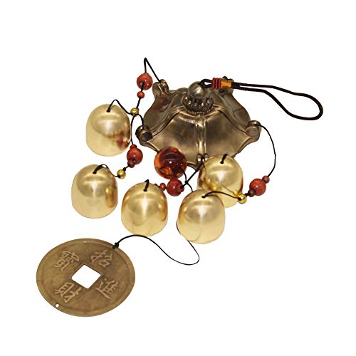 Hooshing Lucky Wind Chimes Tiny Metal Garden Bells Feng Shui Chimes | Home Outdoor Garden Patio Hanging Decor, Best Wishes For Friends, Gift for Mother Father