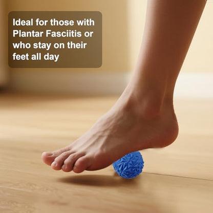 Foot Massage Ball Myofascial Release, Pain Relieve from Plantar Fasciitis, Hand & Back Restore Foot Massage Roller, Massager Tool for Tight Muscles and Sore Feet - color: 3 Pyramid Ball