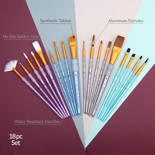 Royal Brush Crafter's Choice Variety Brush Value Set, Multicolor