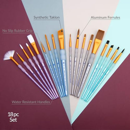 Royal Brush Crafter's Choice Variety Brush Value Set, Multicolor
