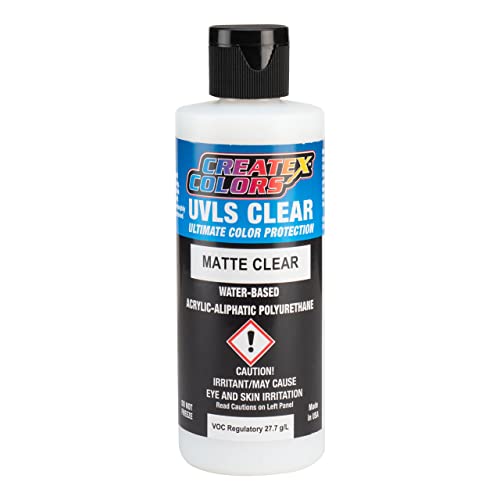 Createx Airbrush Paint, UVLS Matte Clear, 4 Oz (4052-04)