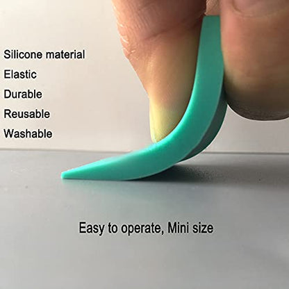 DGAGA 2 PCS Chalk Paste Paint with 2 PCS Mini Squeegees Chalk Paste Paint for Stencils Squeegee for Stencil Paste Ink Screen Printing Tool for Silk Screen Stencils on Wood,Ceramic,Fabric Art Supplies - color: 2 Bottles chalk ink+2 mini squeegees