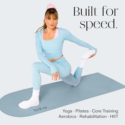 Bala Yoga Mat for Home Gym, Non-Slip Exercise Mat for Home Yoga - color: Sea, style: Mat - 5mm