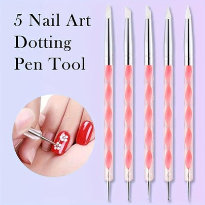 19 PCS Clay Sculpting Tools Set, Pink Air Dry Clay Tool, Polymer Clay Tool Kit, Dotting Tools, Dot Painting Tools, Clay Pottery Carving Tools for DIY Crafts Embossing Modeling - color: pink