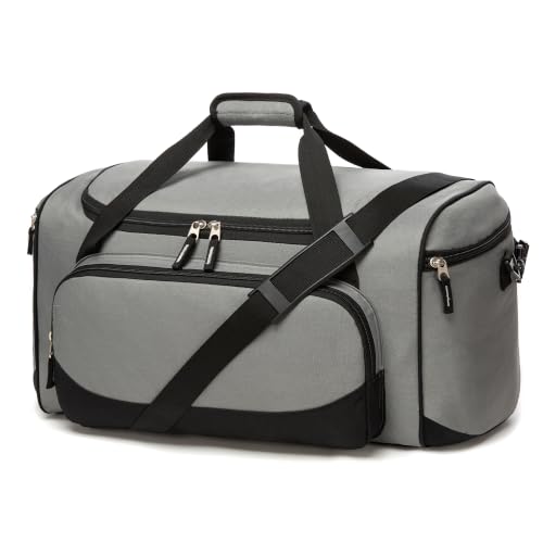 Uarition Gym Bag for Men & Women - 50L Large Duffle Bag for Travel, Grey - color: Grey