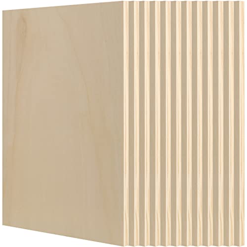 MANCHAP 12 Pack 9 x 12 Inch Wood Canvas Panels, Unfinished Cradled Painting Panel Boards, Artist Canvas for Painting, Encaustic Art, Wood Burning, Pouring, Crafts