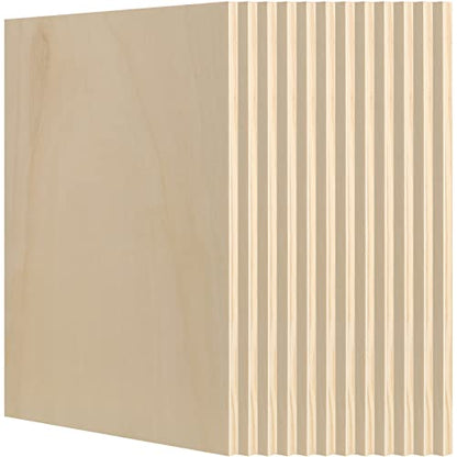 MANCHAP 12 Pack 9 x 12 Inch Wood Canvas Panels, Unfinished Cradled Painting Panel Boards, Artist Canvas for Painting, Encaustic Art, Wood Burning, Pouring, Crafts