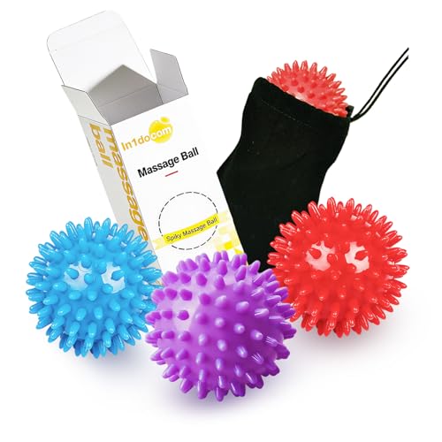 3-Pack Massage Balls for Office Workers with Different Hardness for Daily Muscle Relief
