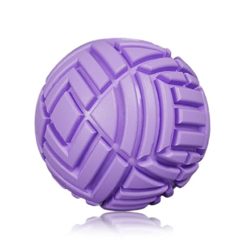Tetop Fitness Muscle Massage Ball, 3.15in, Therapy Ball for Trigger Point Massage, Myofascial release, Mobility ball for Exercise & Recovery (Purple) - color: Purple