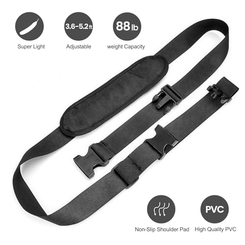Kick Scooter Straps, Adjustable Electric Scooters Strap with Shoulder Pad