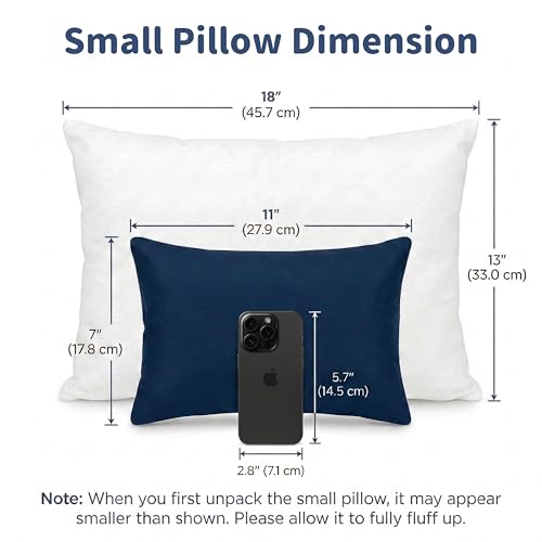 Pro Goleem Small Pillow, 11"x7"x2.5"(Navy Blue) - color: Navy Blue