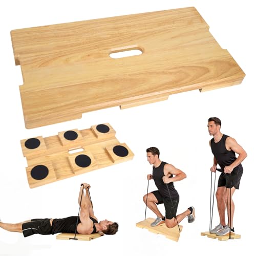 Resistance Band Platform With 9 Pound Weight