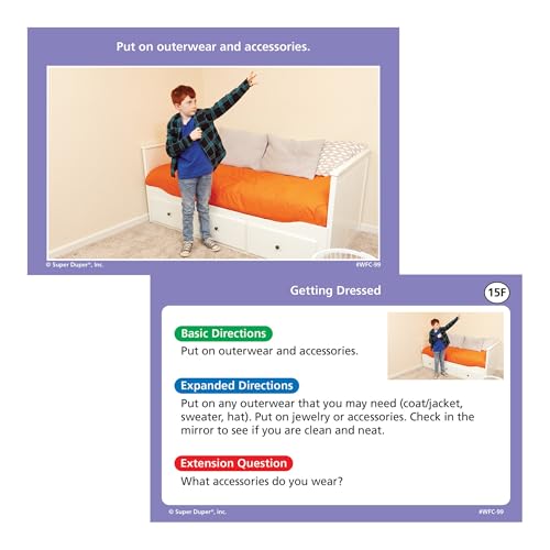 Super Duper Publications | Webber® Activities of Daily Living Photo Sequencing Cards | Educational Learning Resource for Children
