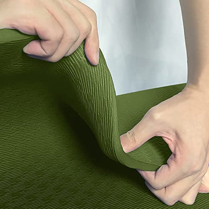 Hatha Yoga TPE Yoga Mat 72"x 27"x1/3" Non-slip Exercise Mat - color: green