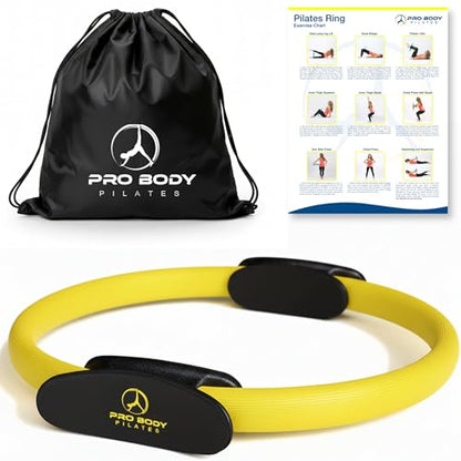 ProBody Pilates Circle - 14 Inch Magic Circle Pilates Ring - color: Yellow