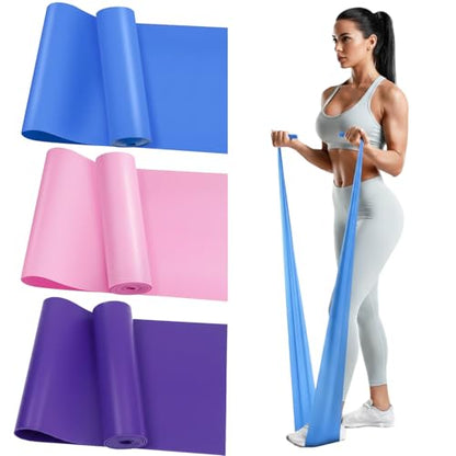 Yoga Resistance Bands, Light to Medium Heavy Tension for Stretching and Home Workouts