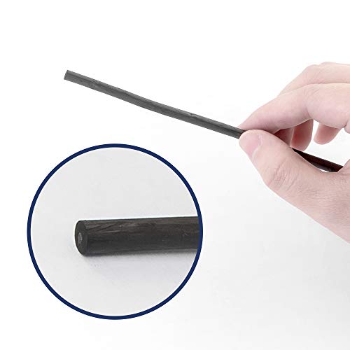 Pacific Arc Artist Vine Charcoal, Medium, Black 12 Pieces, Artist Vine Charcoal Sticks, Medium and Smooth Drawing Charcoal - style: Medium | 12 Sticks