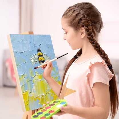 Aodaer 8 Pack Wood Panels 9 x 12 Inch Wooden Panels Canvas Unfinished Craft Wood Boards Panels for Art Crafts Acrylic and Oil Painting Pouring DIY Projects - size: 9 x 12 Inch