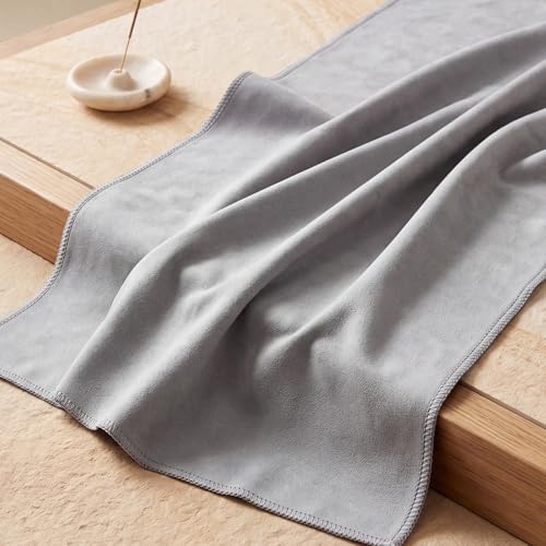 Breling 3팩 66x185.4cm(26x73인치) 핫 요가 매트 타월 팩 미끄럼 방지 요가 매트 체육관 땀 흡수 극세사 타월 필라테스 운동 여성 남성용 - color: 블랙, 그레이, 그린, 퍼플, 로얄블루, 다크 블루