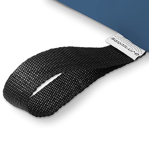 Saloniture Half Round Neck Massage Table Bolster Pillow Pad - 13 x 6 x 3 Inch - Blue - color: Blue