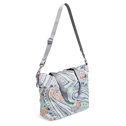 Vera Bradley Women's Recycled Lighten Up Reactive Tote Bag - color: Citrus Paisley