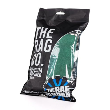 The Rag Company - Sport & Workout Towel - Gym, Exercise, Fitness, Spa, Ultra Soft, Super Absorbent, Fast Drying Premium Microfiber, 320gsm, 16in x 27in, Dark Green (3-Pack) - color: Dark Green