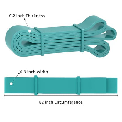 Resistance Bands, Pull Up Bands, Pull Up Assist Band Exercise Bands for Men & Women Working Out, Body Stretching, Physical Therapy, Muscle Training - color: Green