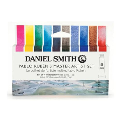 DANIEL SMITH Pablo Ruben Master Artist Set 10 Watercolor 5ml Tubes (total 10 pieces) 285610401