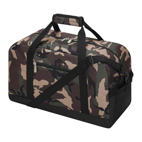 Apenze Small Gym Bag 18 inch Carry On Duffel Bag for Weekender Travel - Camouflage - color: Camouflage, size: 18inch