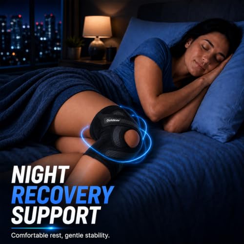 Knee Brace Support with Side Stabilizers for Knee Pain Relief - size: Medium