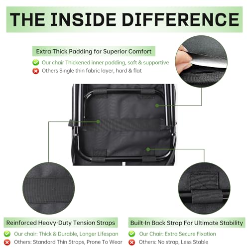 Lightweight Aluminum Portable Folding Stool for Adults